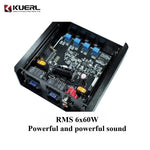 Kuerl 6 Channel DSP Power Amplifier 6x60W RMS High Quality Sound for Android