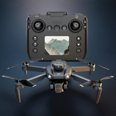 LinkMejor SG109 PRO WiFi FPV with Electric Adjustment HD Dual Camera 360° Obstacle Avoidance Optical Flow Positioning Brushless Foldable RC Drone Quadcopter RTF