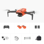 LinkMejor X8 MINI 3 SoLink 9KM FPV Super Night Video Mode With 4K 60fps 1/2" CMOS Camera 3-axis Mechanical Gimbal 32mins Flight Time 250g Ultralight Foldable RC Drone Quadcopter RTF