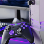 LinkMejor P5 8K Wireless Gaming Controller 8000Hz Polling Rate 0.125ms Response Time Capacitive Joystick Hall Trigger Tri Mode Connection for PC NS iOS Android