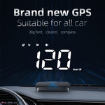 M1/M3 Auto HUD OBD2 Head Up Display Projection on Glass Car Speed Windshield Projector Speedometer Alarm Electronic Accessories