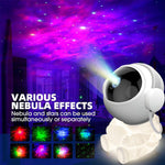 LinkMejor Astronaut Starry Sky Projection Lamp Starry Sky Atmosphere Night Light Astronaut Nebula Projector Lamp