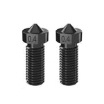 LinkMejor 0.4/1.75mm  M6 Thread Hardened Steel Volcanic Nozzle for 3D Printer Part
