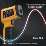 LinkMejor Infrared Thermometer -50~1400C Professional 50:1 Digital IR-LCD Temperature Meter Non-contact Laser Thermometers Pyrometer
