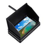 JINJIEAN 5.8GHz 48CH 4.3 Inch LCD 480x272 16:9 NTSC/PAL FPV Monitor Auto Search With OSD Build-in Battery for RC Drone