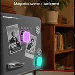 Elfeland Rechargeable Magnetic RGB Mood Light Stackable Design Touch Control LED Night Lamp Portable Ambient Lighting