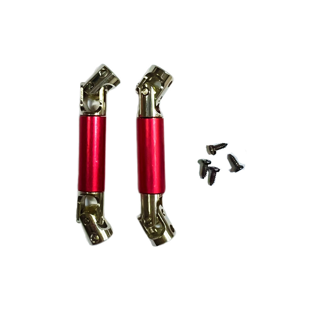 2PCS LDRC 18401 18499 1/18 Rock Crawler RC Car Parts Metal Drive Shaft Vehicles Models Spare Accessories