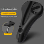 LinkMejor Soft High Elastic Silicone Anti-slip Bicycle Saddle Thickened Shock Absorption Waterproof Bike Cover Cushion for Outdoor MTB Riding
