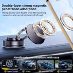 T28 Magnetic Mobile Phone Holder 360° Rotating Vacuum Suction Cup Strong Magnetic Adsorption Car Phone Mount Stand