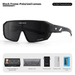 WEST BIKING Myopia-Fit Over Bicycle Sunglasses UV400 Protection HD Polarized Bike Goggles Cycling Driving Fishing Sports Eyeglasses