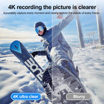 MZ01 4MP WIFI Thumb Action Camera 4K Ultra HD Wide Angle IP65 waterproof 800mAh Battery Portable Mini Sport Cam with App Remote Control for Video Recording Vlog