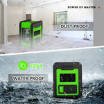 LinkMejor 2 Lines Green Laser Levels Mini Self Leveling 360° Horizontal Vertical Cross High-precision Gadgets for Carpet Hardwood Floor