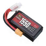 LinkMejor Power 11.1V 1550mAh 150C 3S LiPo Battery XT60 Plug for RC Drone