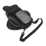 Motorcycle Oil Fuel Tank Bag Magnetic Saddle Bag with Bigger Phone Window 36x48.5cm