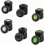 4PCS 1/7/8 Short Course Truck Tires Off-road Wheels Tyres 17mm Hex for RC UDR 85086-4 ARRMA Mojave YK4072 DF7 RC Car Parts