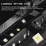 Wurkkos TD01C 21700 Rechargeable Tactical Flashlight LED USB-C 1600Lm Torch PMMA Lens Throw 927M IPX8 Waterproof EDC Tail Switch