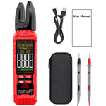 ZL33A ZL33B Rotating Clamp Meter 200A AC DC Current Voltage Tester 600V NCV Function Temperature Measurement Shockproof Case Compact Design Professional Electrician Tool