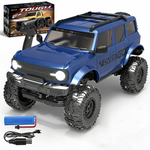 LinkMejor E201 E202 RTR 1/20 2.4G 4WD RC Car Rock Crawler Off-Road Climbing Truck LED Light Full Proportional Control Straight Bridge Aluminum Axles Central Differential Vehicles Models Toys