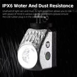 WEST BIKING 1600LM Bike Headlight High-Brightness Cycling Frontlight with Wireless Remote Control IPX6 Waterproof Type-C Rechargeable Bicycle Lamp