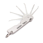 LinkMejor Foldable Door Lock Opener Locksmith Tool Lock Pick Set