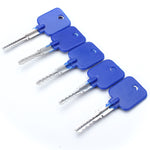 LinkMejor 5pcs Lock Repairing Tools Locksmith Try-Out Keys Set for Cross Lock