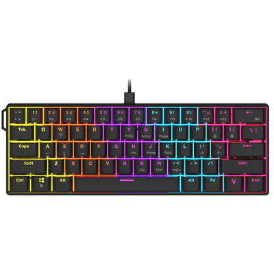 LinkMejor NACODEX NK61 Wired Mechanical Keyboard 61-keys Hot-swappable Red Switch Customized Gaming Keyboards