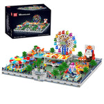 Mould King 11022 Motorized Amusement Park MOC Roller Building Block Brick Assembly Kit Kids Christmas Gift