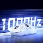 LinkMejor SC650 Tri-mode Gaming Mouse with Smart Screen Display PAW3311 Sensor RGB Lighting 800-12000DPI 1000Hz 500mAh Battery Lightweight Design E-sports Gamer Mice for PC Laptop Computer