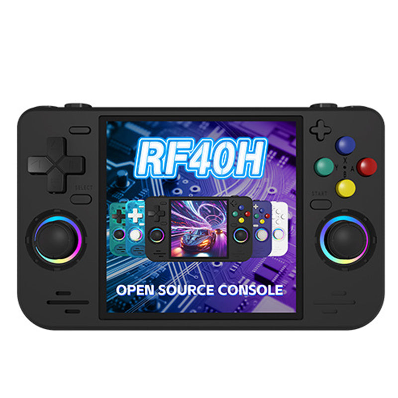 [128G] RF40H 30000+ Games Handheld Game Console 4-inch IPS Screen with RGB Joysticks RK3326 Open Source Linux System Retro Gaming Console 4000mAh WiFi Player Console