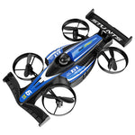 LinkMejor YL61 2-IN-1 Land Air Flying Racing Drift Car Altitude Hold Mode Tumbling Stunts 2.4G Remote Control Toys Kids Gifts RC Drone Quadcopter RTF