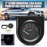 Green Shell 2  52mm Car Voltage Gauge Voltmeter Universal Pointer Voltmeter Automotive Automatic Measuring Range