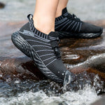 LinkMejor Water Resistance Sneakers All Direction Strong Waterproof Tech Anti-fouling Quick Cleaning Breathable Lightweight Sports Shoes   for Outdoor Climbing Hiking Cycling