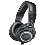 Wired Headset Monitor Headphone 45mm Large Driver HiFi Sound 3.5mm Wired Over-ear Headphones