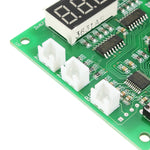 LinkMejor® DC 12V 24V 48V 2 Way Cooling PWM 4 Wire Fan Temperature Controller Temperature Speed Display
