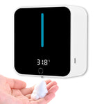 400ML Wall Mount Automatic Foam Soap Dispenser LED Temperature Display Electric Touchless Bathroom Intelligent Washing Hand Machine