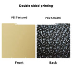 for Anycubic Kobra S1 Plate Pei Sheet 264x276mm Textured Kobra S1 Combo Build Plate Double Sided Peo Pet Pey Kobra S1C Bed