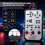 DW960 Automotive Relay Tester 12V 24V Universal Car Relay Checker for 4 Pin 5 Pin Relays Electronic Circuit Diagnostic Tool