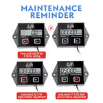 Digital Tachometer Engine Tach Hour Meter Tachometer Gauge Engine RPM LCD Display For Car Motorcycle Stroke Engine Boat ATV Motocycle