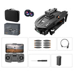 LinkMejor V168 PRO MAX GPS 5G WiFi FPV with HD Dual Camera Servo Gimbal 360° Intelligent Obstacle Avoidance Optical Flow Hover Brushless Foldable RC Drone Quadcopter RTF