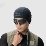 LinkMejor Knit Cycling Hat Windproof Moisture Wicking Elastic Lightweight Warm Helmet Liner Cap for Outdoor Sports