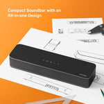 [EU/US/UK Direct] Refurbished ULTIMEA Solo B30 Pro Soundbar 120W 2.1 Channel Soundbar bluetooth Built-in 3-inch Subwoofer BassMX Technology 121 Preset EQ Matrices Wall-mounted Speaker Subwoofer with Remote Control