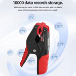 LinkMejor UT320i Wireless Temperature Clamp -50°C to 150°C Temperature Range APP LCD Screen 10,000 records Data Storage High Precision ±05°C Waterproof IP65 Rechargeable Battery HVAC Tools