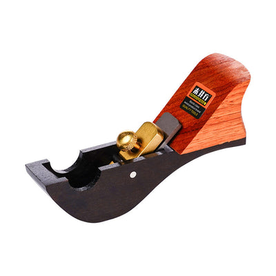 Mini Black Sandalwood Boat-Bottom Trimming Plane High-Carbon Steel Blade Precise Wood Trimming Edge Woodworking Hand Plane