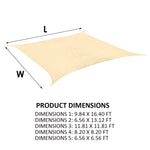 Waterproof Sunshade Canopy Polyester Rainproof Sunshade Net