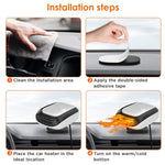 12V Car Heater Fan Car Electric Heater Fan Winter Defog With Fast Heating Heater Portable Car Heater Car Windshield Defrost Fast Heating