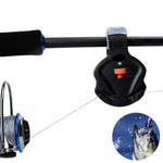 LinkMejor Fishing Finder Bite Alarm with LED Light Loud Sound Electronic Buzzer Rod Clip Fish Line Gear Alert