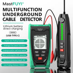 LinkMejor FY8178 Professional Underground Line tester Digital Analogue Wire Tracker 1000m Range Sensitivity Adjustment USB-TYPE-C Charging