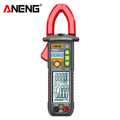 LinkMejor PN102+ Digital Clamp Meter with English Voice Prompt and Battery Excluded Delivery Accurate Current Measurement for Electrical Testing and Troubleshooting