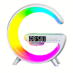 15W 10W 7.5W 5W Multifunctional Wireless Charger Alarm Clock Speaker RGB Light Fast Charging Station for iPhone 15 14 13 for Huawei Mate60 Pro for Samsung Galaxy S23 for Xiaomi 13pro