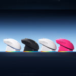 LinkMejor A7 V3 Ultra+ Wireless Gaming Mouse Tri-mode PAW3955 Ti Sensor 8K Polling Rate 59g Ultra Lightweight 50000 DPI Ergonomic Gamer Mice
